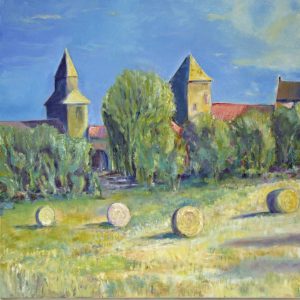 Field near Montsalès: oil on canvas